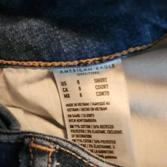 American Eagle Outfitters Women's Blue Jeans - Picture 5 of 7